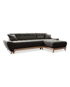 Dazzling Daisy Wandelbares Ecksofa links, 4 Stück, 260 x 166 x 77 cm, Anthrazit