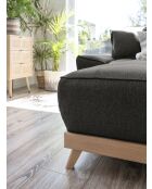 Dazzling Daisy Wandelbares Ecksofa links, 4 Stück, 260 x 166 x 77 cm, Anthrazit