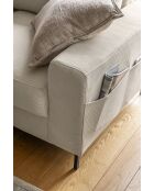 L-MAX Wandelbares Ecksofa linke Ecke Lofty Lilly Beige- 304x197x84 cm