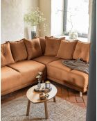L Wandelbares Ecksofa; rechte Ecke Lazy Lukka Brick- 247x191x85 cm