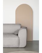 Sofá esquinero fijo S, izquierdo Flex Felix Gris- 264x154x70 cm