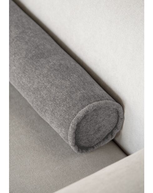 Sofá esquinero fijo S, izquierdo Flex Felix Gris- 264x154x70 cm
