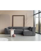 Festes L-Ecksofa, rechts Flex Felix Dunkelgrau - 265x169x70 cm