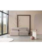 Flex Felix kleine 2-zitsbank donkerbeige - 152x96x70 cm