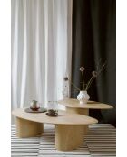 Mesita de roble Miuf - 128x67x32 cm