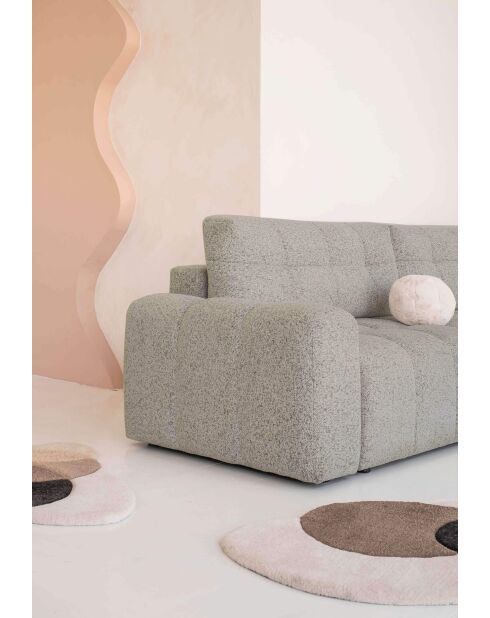 Lulu grijze cabriolet S hoekbank rechts - 268x184x94 cm