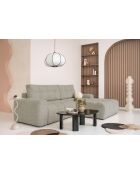 Lulu grijze cabriolet S hoekbank rechts - 268x184x94 cm