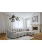 Fixed M Ecksofa Right Shell Hellgrau - 325x165x75 cm