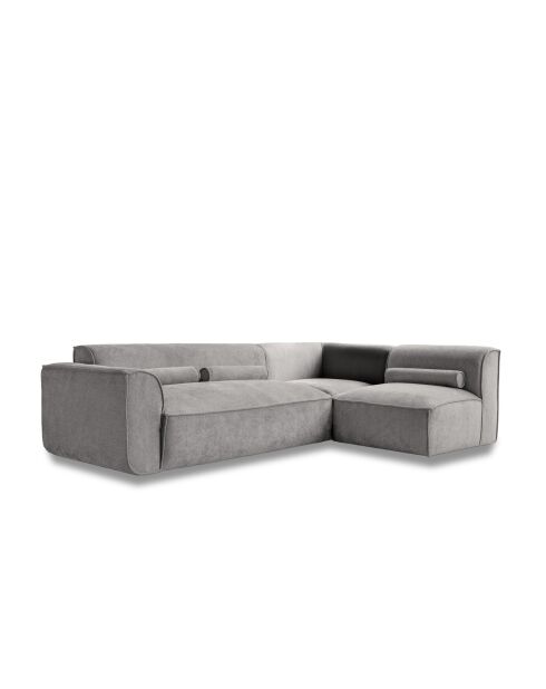 Festes L-Ecksofa, rechts Flex Felix Gray - 265x169x70 cm
