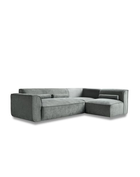 Festes L-Ecksofa, rechts Flex Felix Olive- 265x169x70 cm
