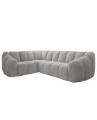 Feste L-Ecksofaschale für die linke Ecke, hellgrau — 265 x 205 x 75 cm