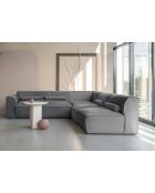 L-MAX Festes Ecksofa, Right Flex Felix Dunkelgrau - 265x248x70 cm