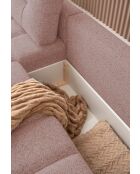 Divano angolare sinistro convertibile a U Lulu Red - 333x213x94 cm