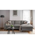 Lofty Lilly Ecksofa, wandelbar, rechtwinklig, 236 x 148 x 84 cm, hellgrau