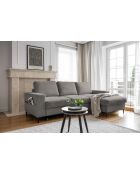 Lofty Lilly Ecksofa, wandelbar, rechtwinklig, 236 x 148 x 84 cm, hellgrau