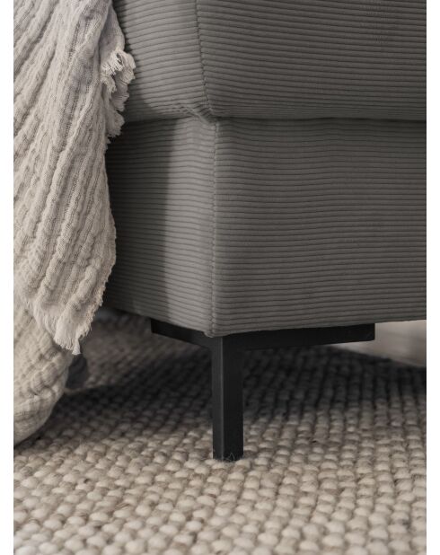 Lofty Lilly Ecksofa, wandelbar, rechtwinklig, 236 x 148 x 84 cm, hellgrau