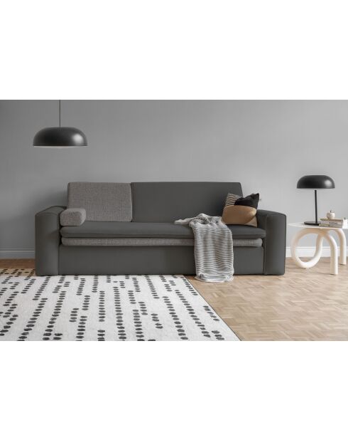 Wilson 3-Sitzer-Ausziehsofa, dunkelgrau, 237 x 97 x 90 cm