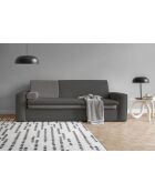 Wilson 3-Sitzer-Ausziehsofa, dunkelgrau, 237 x 97 x 90 cm