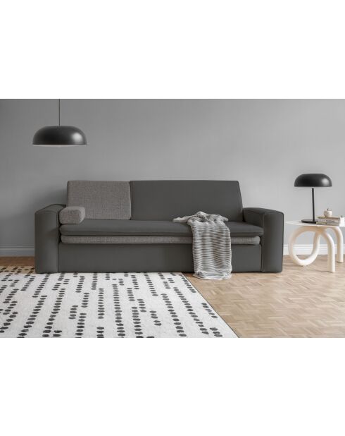 Wilson 3-Sitzer-Ausziehsofa, dunkelgrau, 237 x 97 x 90 cm