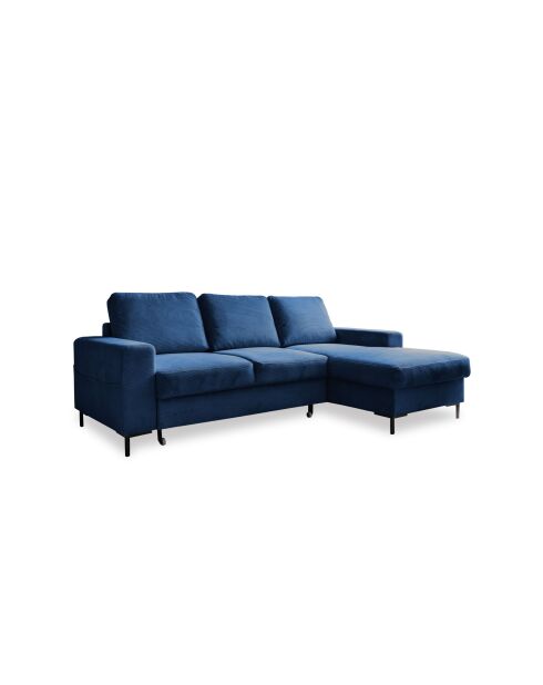 Lofty Lilly Ecksofa, umwandelbar, rechtwinklig, marineblau, 236 x 148 x 84 cm