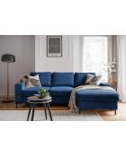 Lofty Lilly Ecksofa, umwandelbar, rechtwinklig, marineblau, 236 x 148 x 84 cm