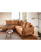 Ecksofa L, umwandelbar, linke Ecke, Lazy Lukka Brick — 247 x 191 x 85 cm