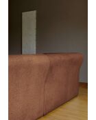 Gatsby Terracotta vaste U-hoekbank rechts - 341x233x87 cm