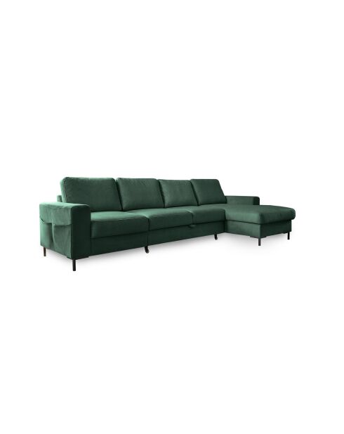 S-MAX Lofty Lilly Ecksofa, umwandelbar, rechtwinklig, Smaragdgrün, 306 x 150 x 84 cm