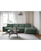 S-MAX Lofty Lilly Ecksofa, umwandelbar, rechtwinklig, Smaragdgrün, 306 x 150 x 84 cm
