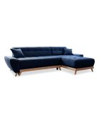 Dazzling Daisy Navyblaues umwandelbares Ecksofa links, 4 Stück — 260 x 166 x 77 cm