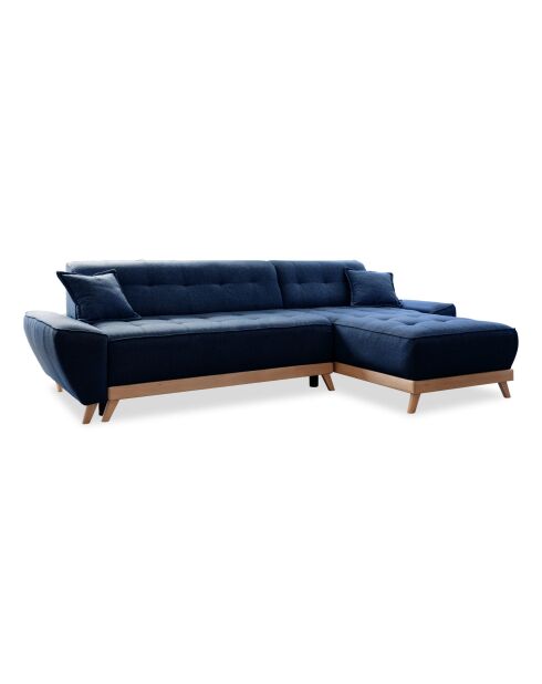 Dazzling Daisy Navyblaues umwandelbares Ecksofa links, 4 Stück — 260 x 166 x 77 cm