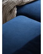 L Wandelbares rechtwinkliges Ecksofa Lofty Lilly Marineblau- 237 x 197 x 84 cm