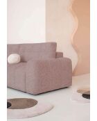 Divano Angolare Trasformabile S Left Lulu Red - 268x184x94 cm