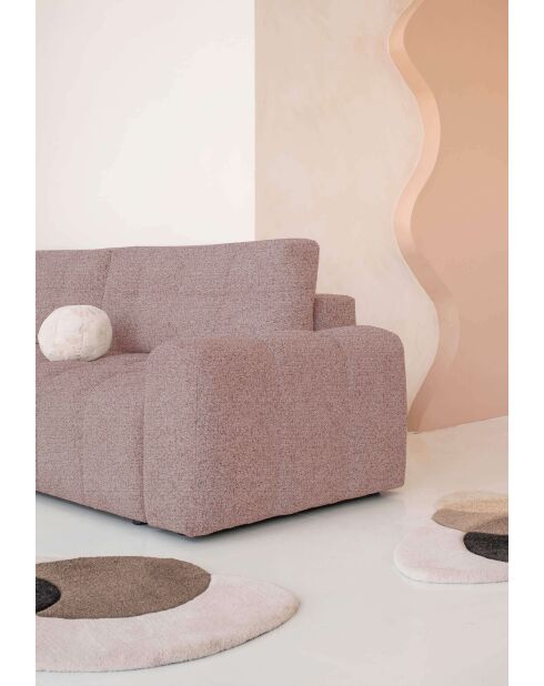 Divano Angolare Trasformabile S Left Lulu Red - 268x184x94 cm