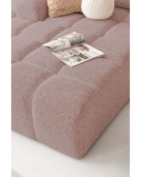 Divano Angolare Trasformabile S Left Lulu Red - 268x184x94 cm