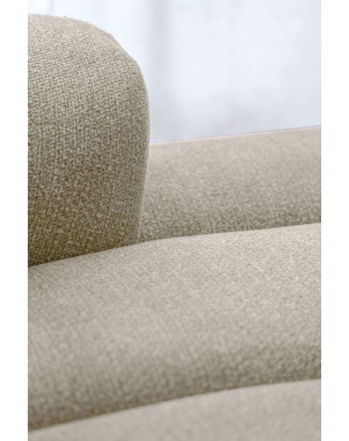 Festes Ecksofa S rechts Shell Beige- 255x165x75 cm
