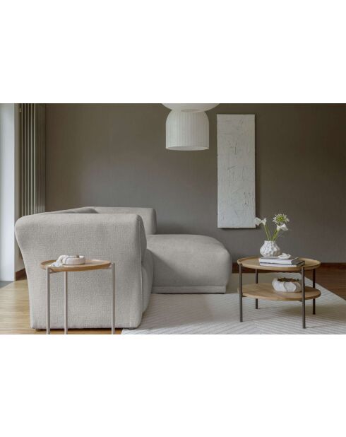 Gatsby Fixed M hoekbank rechts lichtgrijs- 338x175x87 cm