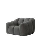 Grey Shell Sessel mit 1 Sitz — 124 x 109 x 75 cm