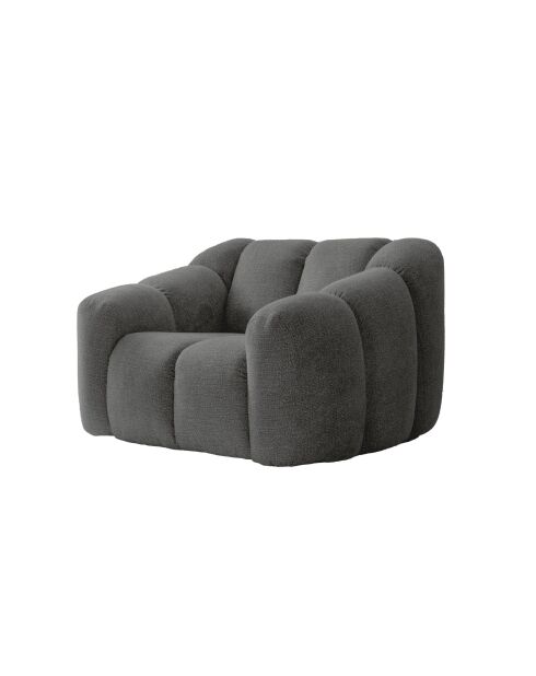 Grey Shell Sessel mit 1 Sitz — 124 x 109 x 75 cm