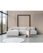 Festes Ecksofa XS, links Flex Felix Beige- 244x154x70 cm