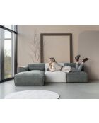 Festes Ecksofa XS, links Flex Felix Beige- 244x154x70 cm