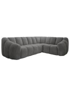 Fixed L Ecksofa, rechte Schale, Grau, 265 x 205 x 75 cm