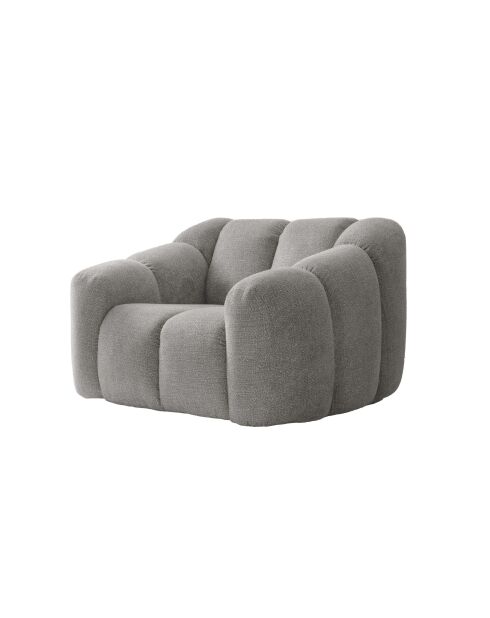 Shell Sessel mit 1 Sitz, hellgrau - 124x109x75 cm