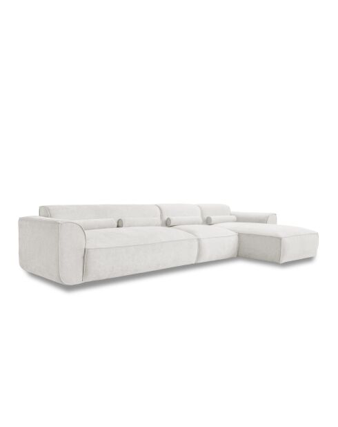 Fixiertes M-Ecksofa, rechts Flex Felix Beige- 340x154x70 cm