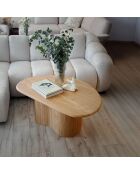 Mesita de roble Flo — 107x72x44 cm