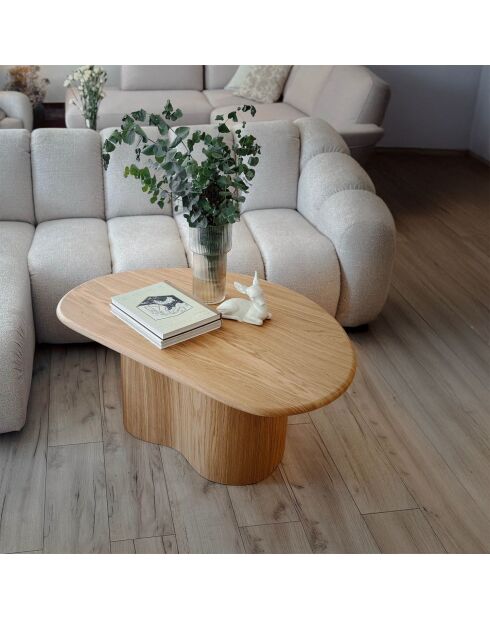 Mesita de roble Flo — 107x72x44 cm