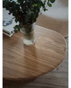 Mesita de roble Flo — 107x72x44 cm