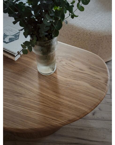 Mesita de roble Flo — 107x72x44 cm