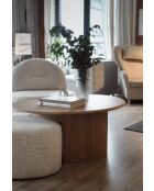 Mesita de roble Flo — 107x72x44 cm