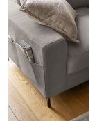 S-MAX Wandelbares Ecksofa rechtwinklig Lofty Lilly Taupe- 306x150x84 cm